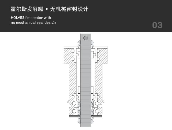 HOLVES发酵罐无机械密封设计